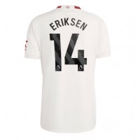 Camiseta Manchester United Christian Eriksen #14 Tercera Equipación Replica 2023-24 mangas cortas